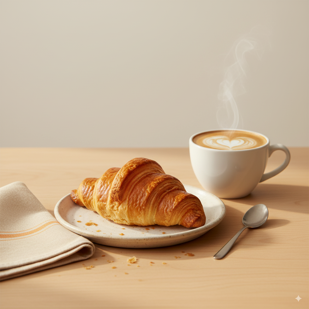 Bollería del día con café